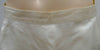 RENZO Cream 100% Silk Sheen Blue Trim Hemline Short Length  Evening Skirt 44