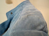 COACH NEW YORK Women's Blue Goat Suede Collared Lined Casual Biker Jacket 6 UK10