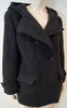 MICHAEL BY MICHAEL KORS Grey Wool Double Breasted Casual Hooded Jacket Sz14; L