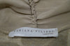 FABIANA FILIPPI Beige Leather Cotton & Silk Open Front Long Sleeve Cardigan Top