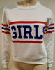 CLAUDIE PIERLOT Women's White Cotton Blend Jersey Sweater Jumper Top T1 UK8 BNWT