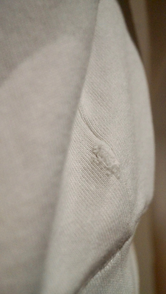 CLAUDIE PIERLOT Women's White Cotton Blend Jersey Sweater Jumper Top T1 UK8 BNWT