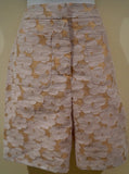 MARKUS LUPFER Lilac & White SURF FLOWER MAEGAN Cotton Blend Summer Shorts L BNWT