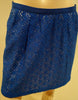 MARC BY MARC JACOBS Blue Cotton Blend Lace Lined Short Length Skirt Sz:4 UK8