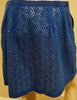 MARC BY MARC JACOBS Blue Cotton Blend Lace Lined Short Length Skirt Sz:4 UK8