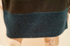 BANANA REPUBLIC Black Faux Leather Round Neck Short Sleeve Tunic Dress Sz:M