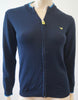 ARMANI JUNIOR Boy's Midnight Navy Blue Cotton Zip Front Knitwear Cardigan Top 12