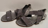 DIAMOND COLLECTION STUART WEITZMAN Silver Grey Diamante Strappy Flat Sandals 5.5