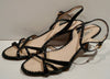 PRADA Black Patent Leather Strappy Mid Height Stiletto Sandals Shoes EU39 UK6