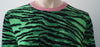 KENZO X H&M Green & Black Tiger Pattern Pink Hem Knitwear Jumper Sweater M BNWT