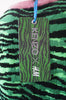 KENZO X H&M Green & Black Tiger Pattern Pink Hem Knitwear Jumper Sweater M BNWT