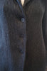 CLAUDIA STRATER Charcoal Grey New Wool Blend Long Length Cardigan Jacket 38; M