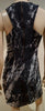 HELMUT LANG Black & Cream Silk Blend Draped Front Sleeveless Racer Rear Dress 4