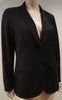 JOSEPH Women's Black Wool Blend Single Breasted Formal Blazer Jacket Sz:3/L