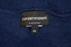 EMPORIO ARMANI Blue Scoop Neck Long Sleeve Sheer Knitwear Jumper Sweater Top 46