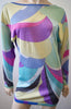 EMILIO PUCCI FIRENZE Multi-Colour Metallic Thread Branded Jumper Sweater I40 UK8