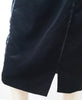 SALVATORE FERRAGAMO Women's Black 100% Cotton Velvet Pencil Skirt 46 UK18