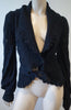 BY MALENE BIRGER Midnight Blue Cotton Blend Loose Chunky Knit Cardigan Top XS