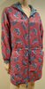 PAUL & JOE SISTER Reversible Blue Red Lyocell Cat Print Hooded Anorak Jacket 40