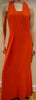 PHILOSOPHY Women's Orange Square Neck Sleeveless Long Length Maxi Dress UK10