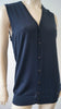 DSQUARED2 Navy Blue 100% Wool V Neck Sleeveless Vest Tank Jumper Cardigan Top L