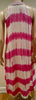 ELIZABETH HURLEY BEACH Pink & White Silk Tie Dye Sleeveless Beaded Maxi Dress S