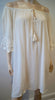SAINT TROPEZ Winter White Off Shoulder 3/4 Sleeve Cover-Up Beach Dress S BNWT