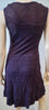 M MISSONI Purple Plum V Neck Sleeveless Semi Sheer Panelled Dress IT44 UK12