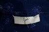 JOIE Navy Blue & White 100% Silk Geometric Print Sleeveless Romper Playsuit M