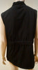 BURBERRY LONDON Black Wool Blend Collarless Sleeveless Waistcoat Gillet Jacket M