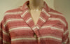 PAUL & JOE SISTER Red White Cotton Blend Striped Casual Blazer Jacket FR36 UK8