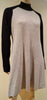 RAG & BONE JEAN Grey & Black Merino Wool 2 Tone Francine Jumper Sweater Dress L