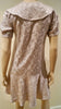 PAUL & JOE SISTER Pale Pink Floral Sheen Silk Cotton Tie Neck Dress 38 UK10 BNWT