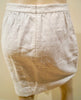 3.1 PHILLIP LIM Winter White 100% Linen Crossover Bow Tie Front Short Skirt US6