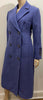 PAUL SMITH WOMAN Lilac Purple Virgin Wool Double Breasted Lined Coat 44 UK12