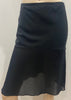 LOLITA LEMPICKA PARIS Black Silk Blend Elasticated Waist Sheer Overlay Skirt UK12