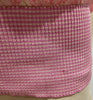 UNGARO SOLO DONNA PARIS Pink Silk Floral Print Ribbed Hemline Blouse Top 44/10
