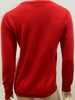 AUTUMN CASHMERE Red 100% Cashmere LONDON Theme Jumper Sweater Top M