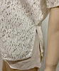 VINCE Winter White Textured Knitwear Cut Out Short Sleeve Lined Jumper Sweater M