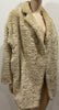 MAISON SCOTCH Cream Luxury Soft Faux Fur Single Breasted Lined Jacket Coat P