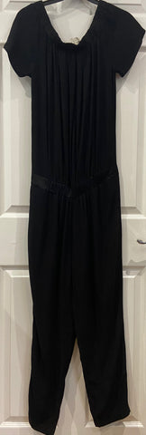 ADIDAS BY STELLA MCCARTNEY Black Double Breasted All In One Jumpsuit 40 UK12