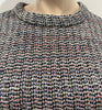 IRO Multi Colour Cotton Blend Round Neck Chunky Knitwear Jumper Sweater Top 34