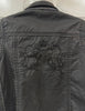 CHRISTIAN DIOR Kids Boy's Dark Brown Cotton Zipper Fleece Lined Biker Jacket 6Y