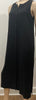 EILEEN FISHER Black Silk Round Neck Front Button Fastened Sleeveless Dress XS