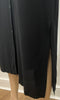 EILEEN FISHER Black Silk Round Neck Front Button Fastened Sleeveless Dress XS