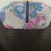 SEA NEW YORK Multi Colour Floral Print Short Sleeve Textured Fabric Top US2 UK8