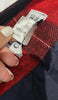 CAROLINE CHARLES Red Tartan Check Padded Shoulder Boxy Blazer Jacket UK10