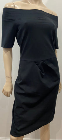 CHINTI & PARKER White Navy Stripe Cotton Long Sleeve Mini T-Shirt Sweater Dress