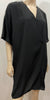 TOPSHOP BOUTIQUE Black Silk V Neck Short Sleeve Crossover Front Dress UK6