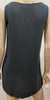 EILEEN FISHER Charcoal Grey 100% Silk Round Neck Sleeveless Free-Flowing Top XS